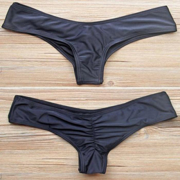 Clara - Ruched Backside Brazilian Bikini Bottom