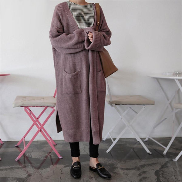 Daxton - Long Knitted Cardigan