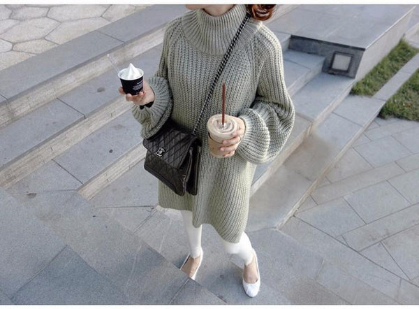 Arianna - Turtleneck Knitted Sweater