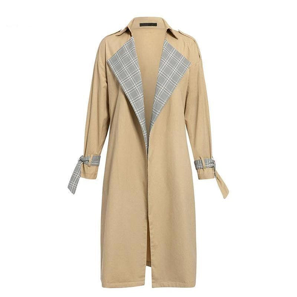 Peyton - Turndown Collar Belted Coat