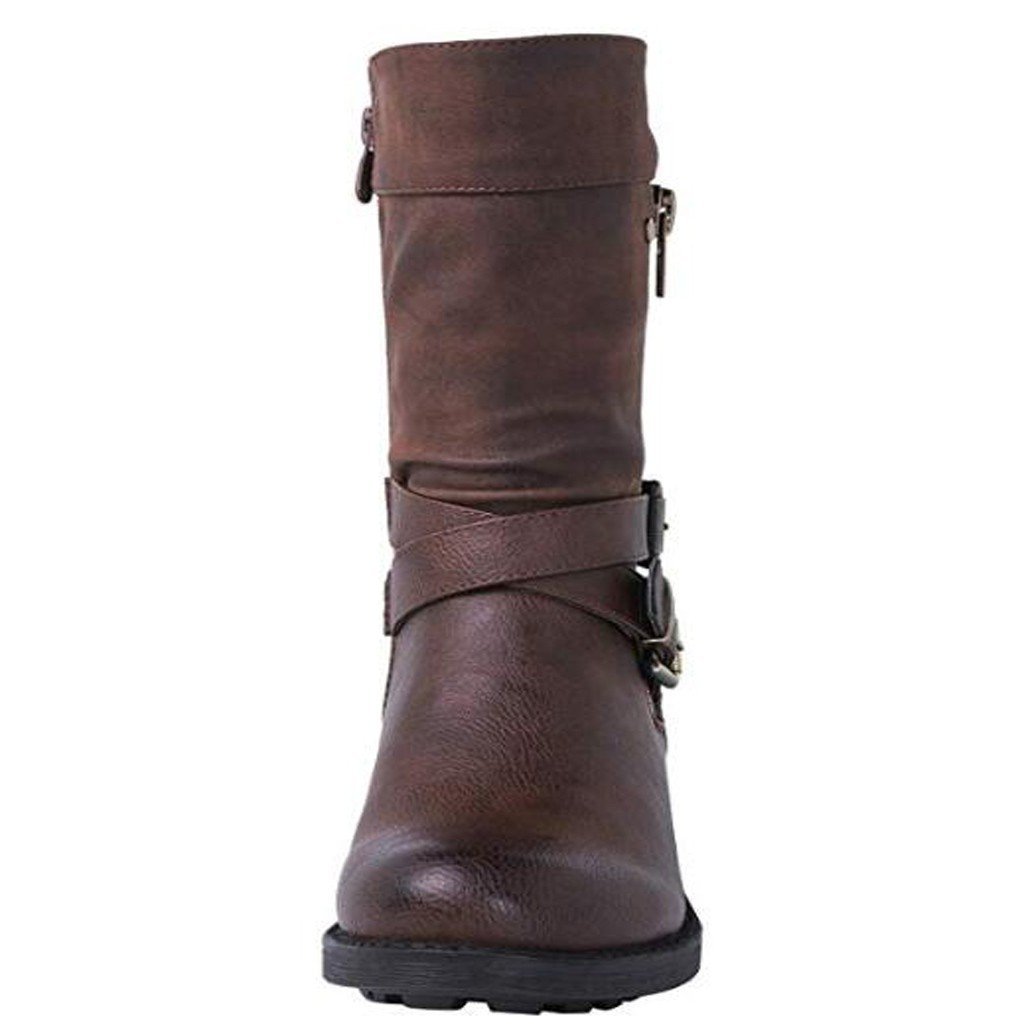 Ginny - Buckle Strap Winter Boots – Fray