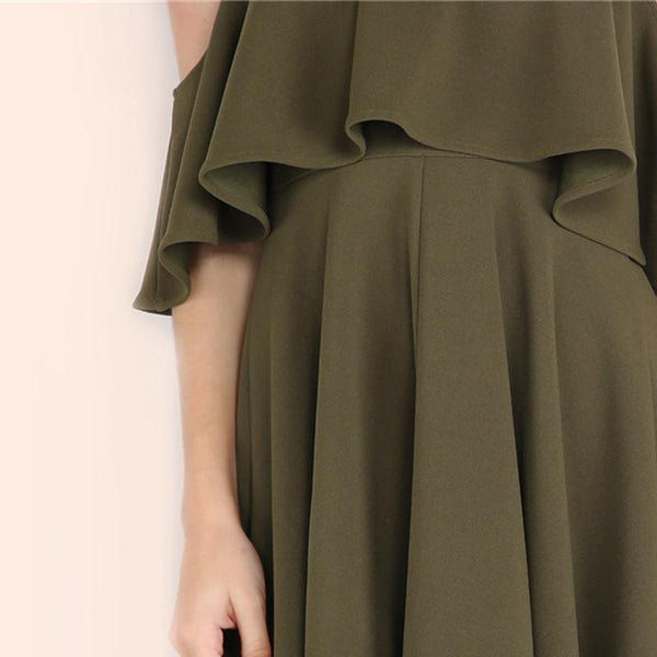 Keira - Ruffle Fold Dress
