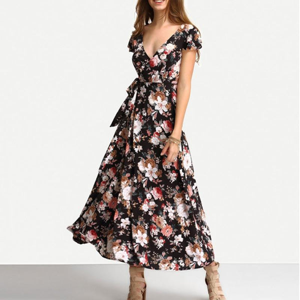 Fifty - The Floral Short-Sleeve Dress