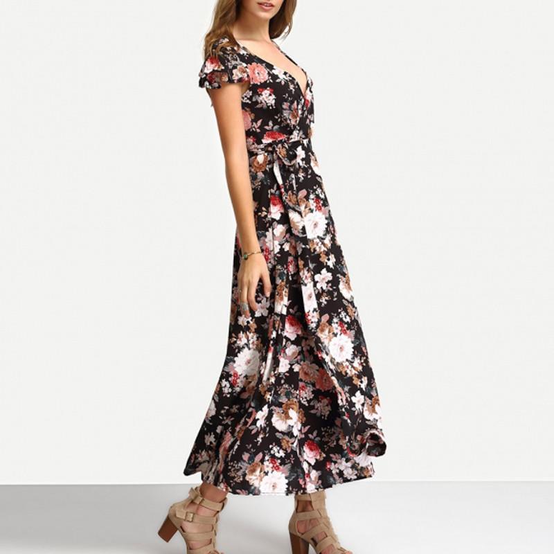 Fifty - The Floral Short-Sleeve Dress – Fray
