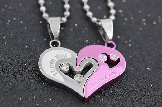 Entwined Heart Necklaces