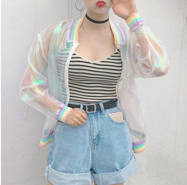 Rainbow Hologram Jacket