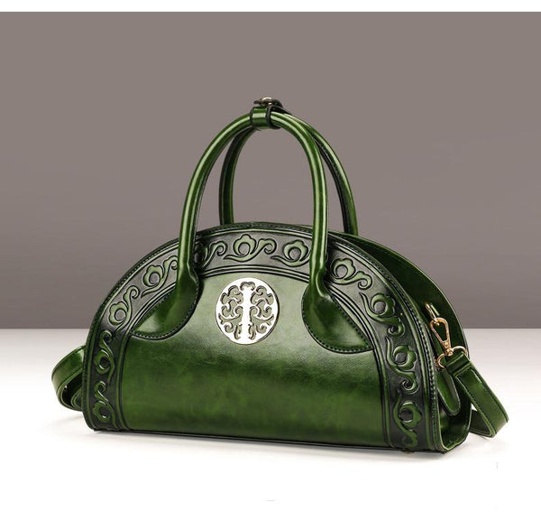 Embossed Chinese Detail Handbag