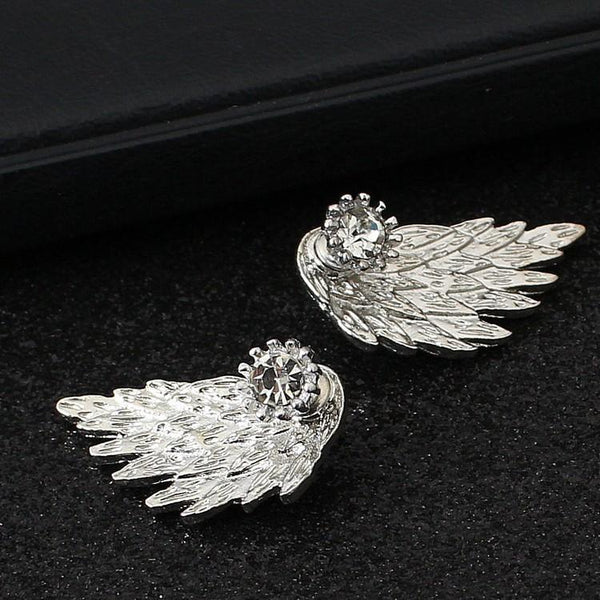 Retro Angel Wing Droplet Earrings