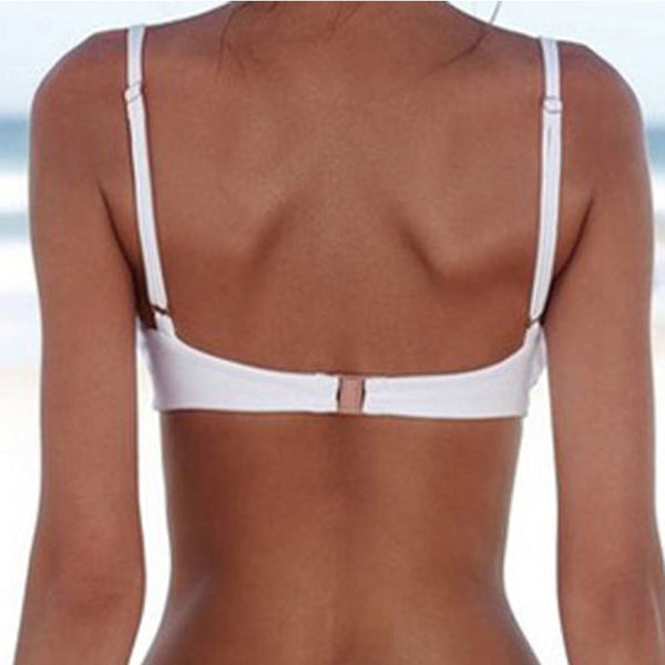Thin Strap Bandage Bikini Top
