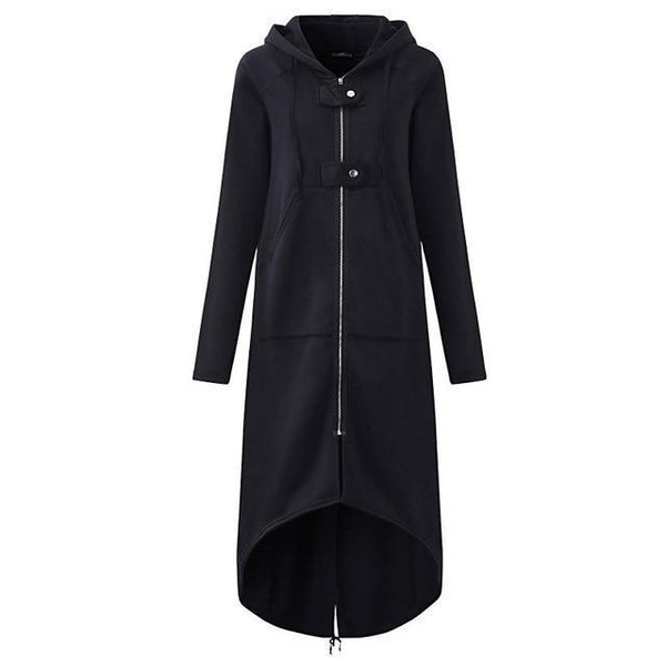Cameron - Long Sleeve Oversize Zip Coat