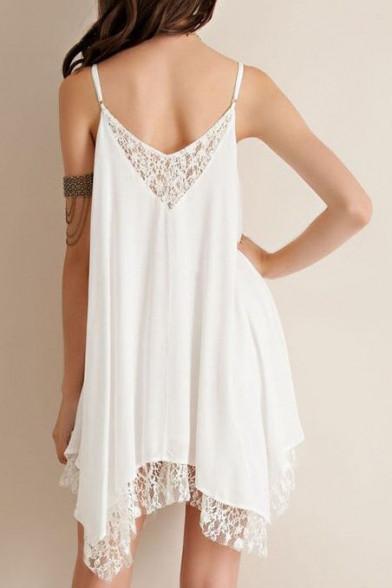 Pixi - White Lace Sundress