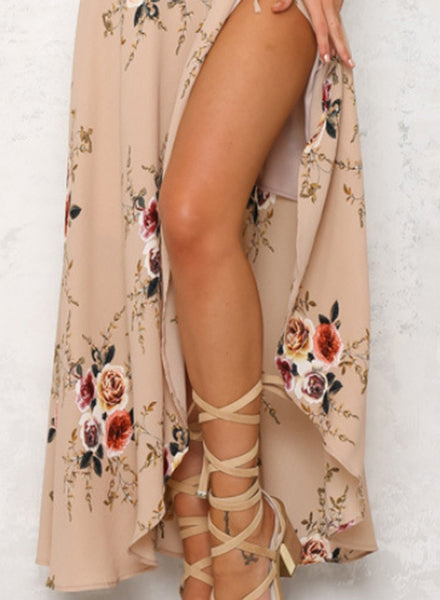 Crema - Floral Boho Skirt